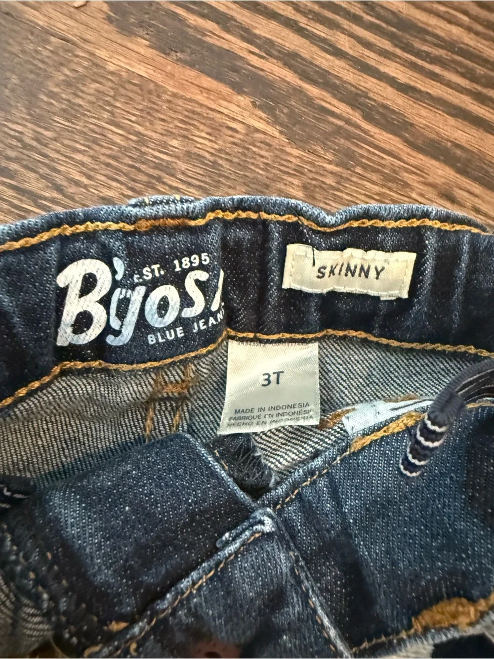 OshKosh B'gosh Dark Blue Distressed Denim Kids Shorts